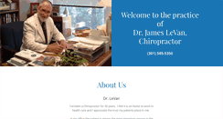 Desktop Screenshot of drjameslevan.com