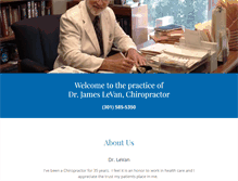 Tablet Screenshot of drjameslevan.com